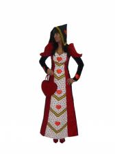 Ladies Queen of Hearts Costume Size 12 - 14